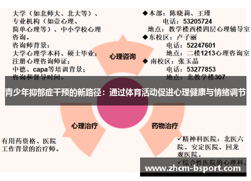 青少年抑郁症干预的新路径：通过体育活动促进心理健康与情绪调节